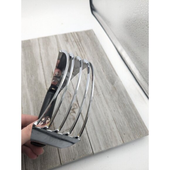 Vintage EKCO Dough Pastry Blender #2 Black Handle Chromium Plated - Picture 7 of 7